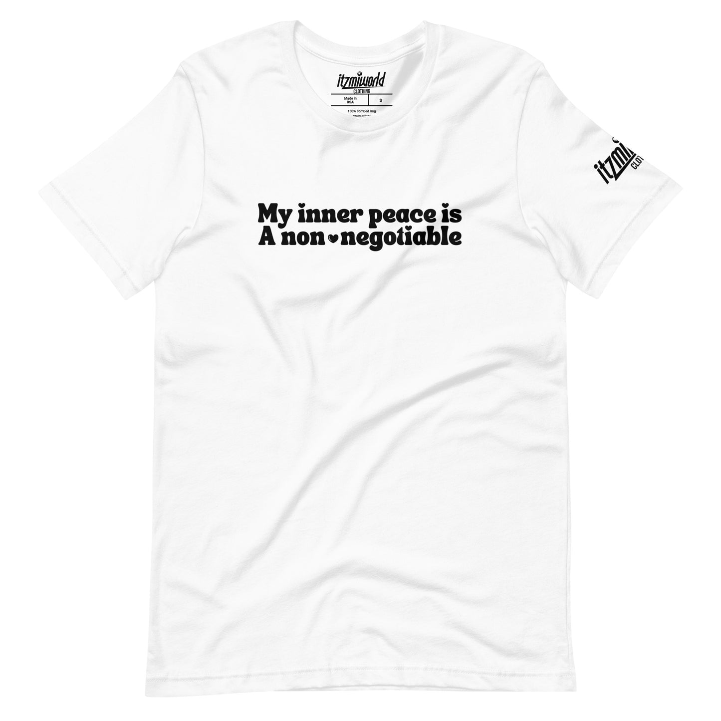 My Inner Peace is a Non-Negotiable Unisex Premium Shirt