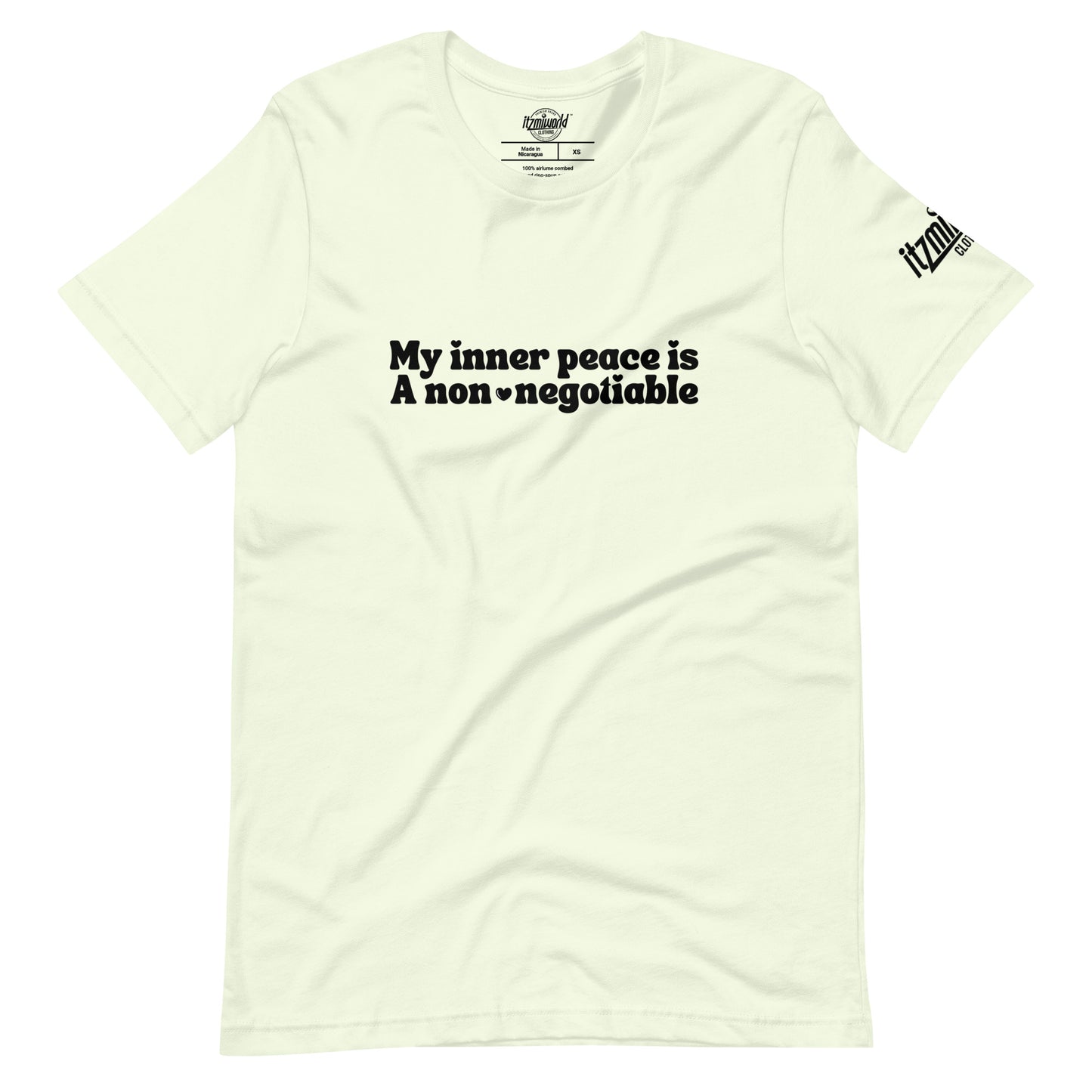 My Inner Peace is a Non-Negotiable Unisex Premium Shirt